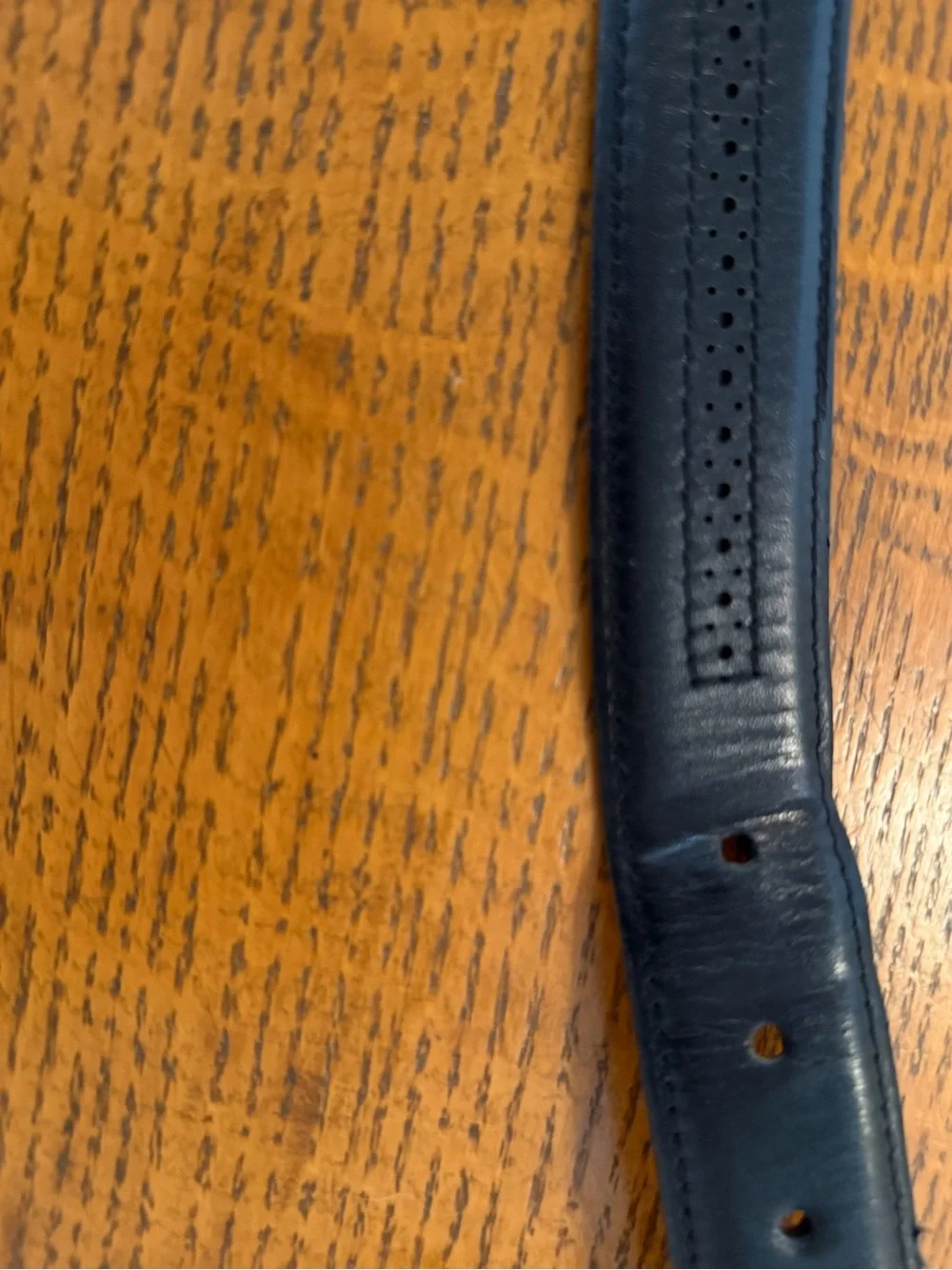 Allen Edmonds State Street European Calfskin Black Leather Dress Belt Men's 42
